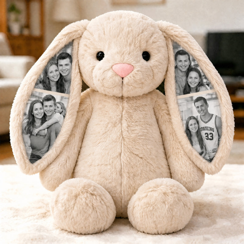 Custom Photo Bunny Plush