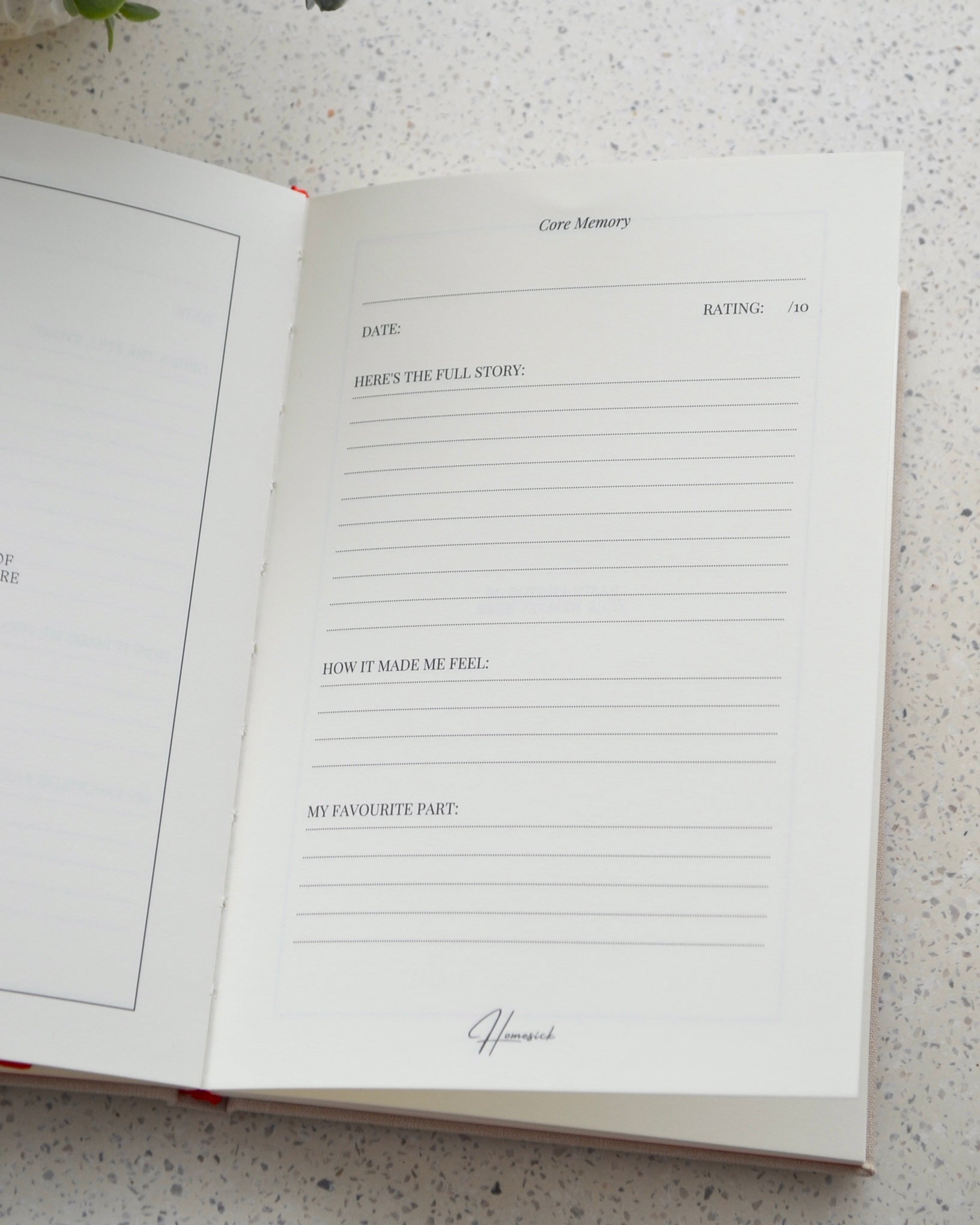 A Date To Remember Keepsake Journal – Officially Homesick